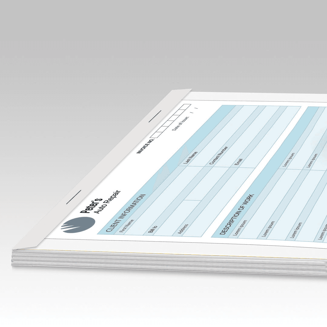 2-part NCR Form Pads w Wraparound Cover thumbnail 2