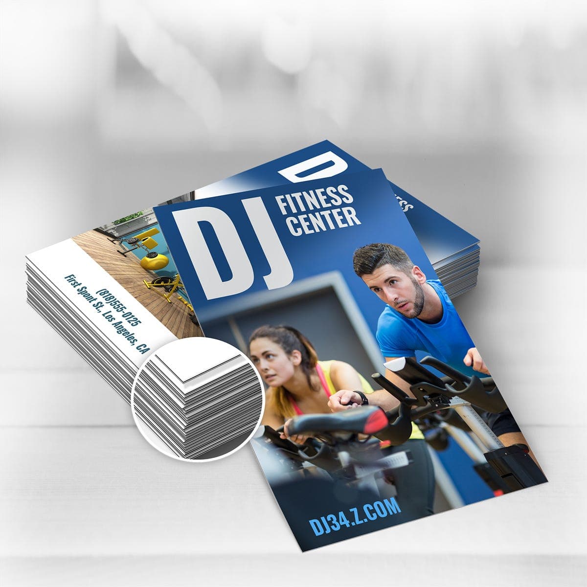 Black Edge Announcement Cards thumbnail 3