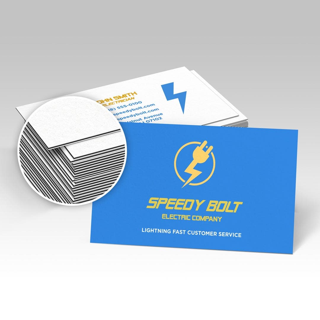 Black Edge Business Cards thumbnail 2