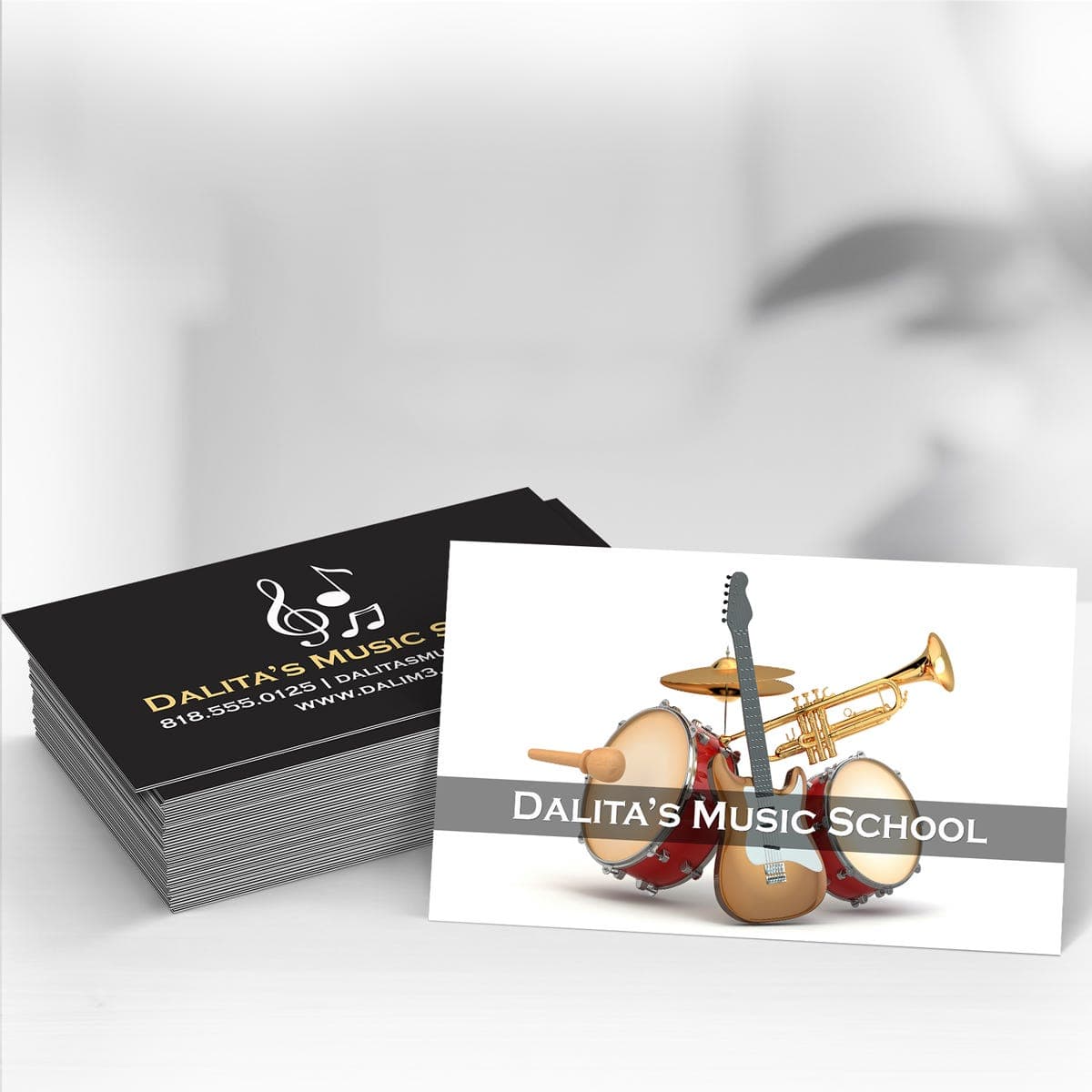 Black Edge Business Cards thumbnail 3