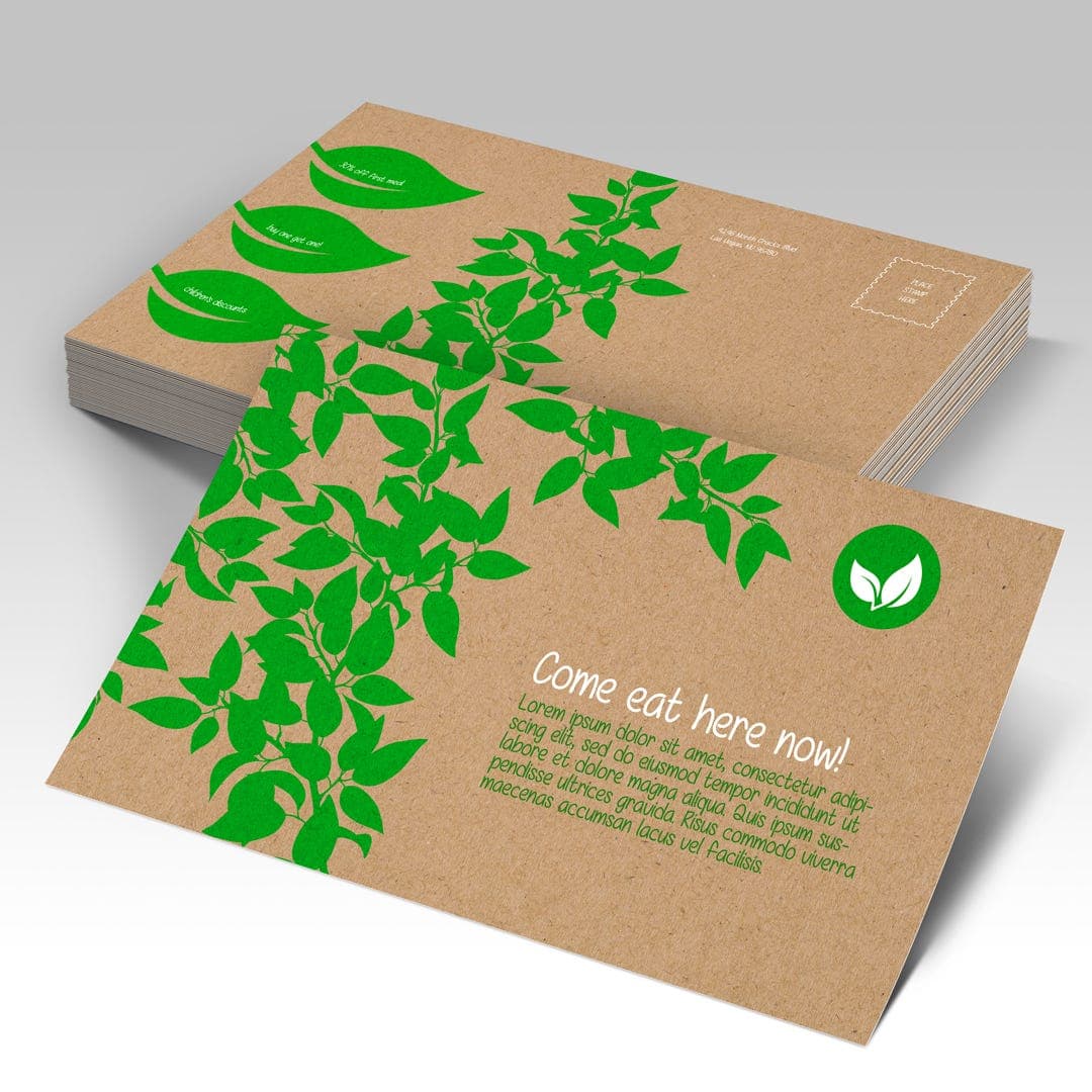 Brown Kraft Postcards thumbnail 2