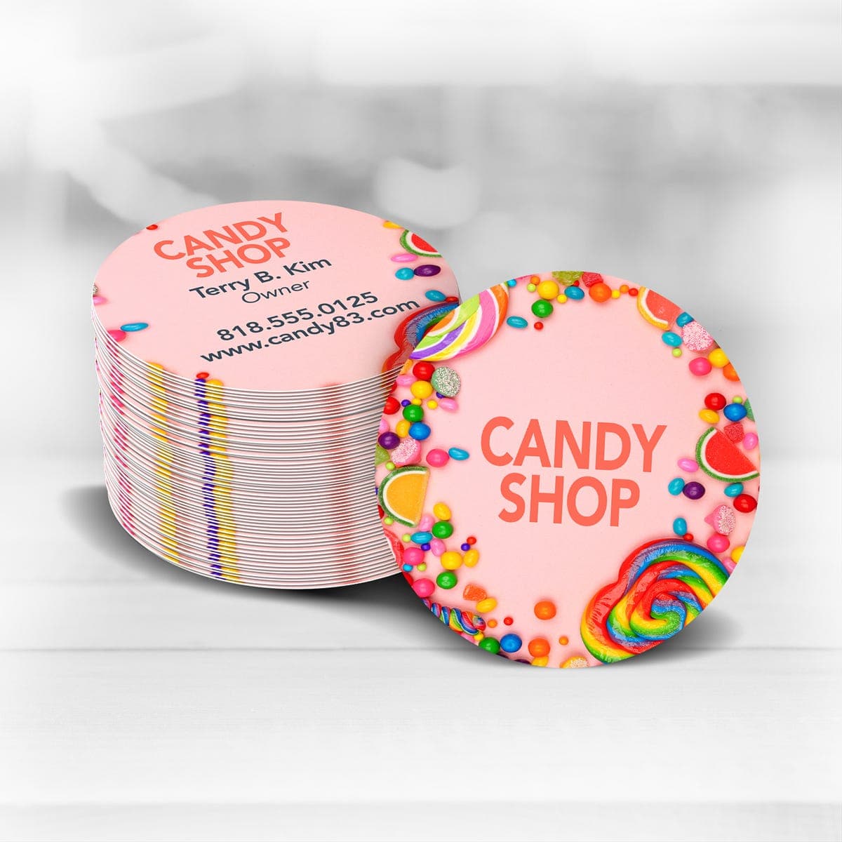 Circle Business Cards thumbnail 3