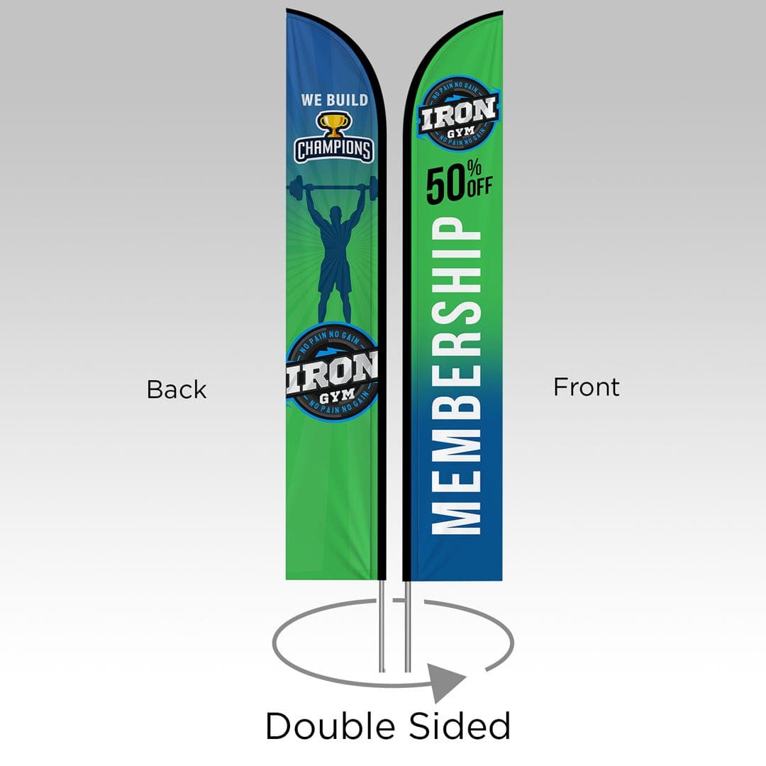 Single and Double Sided Feather Flags thumbnail 2