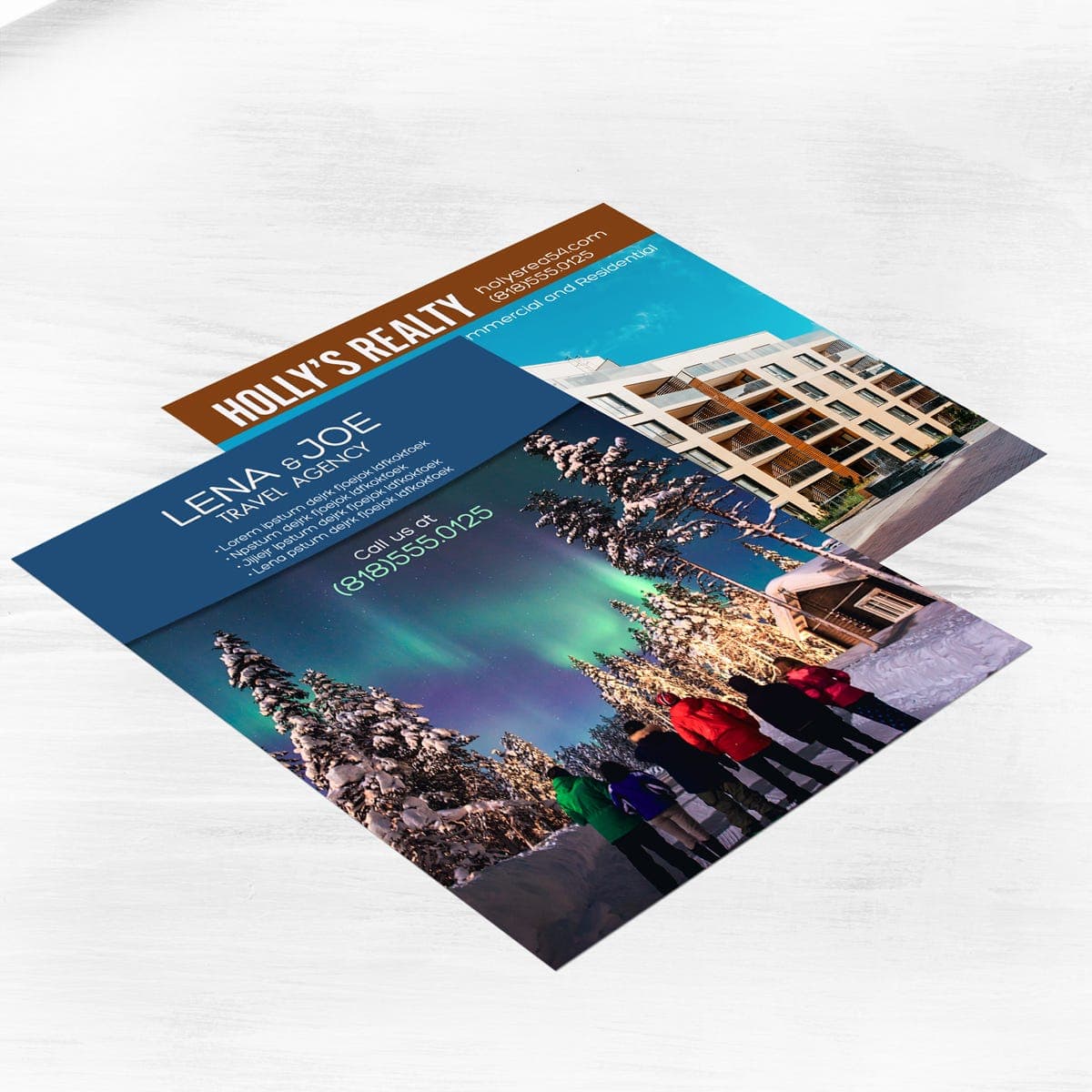 Flat Flyers Brochures thumbnail 3