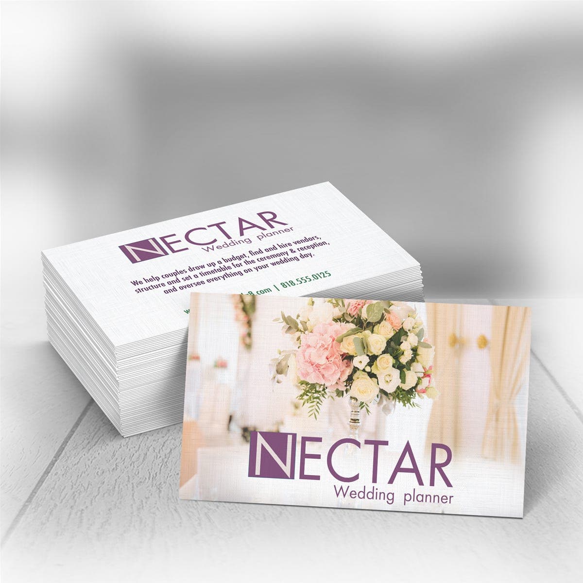 Linen Uncoated Business Cards thumbnail 2