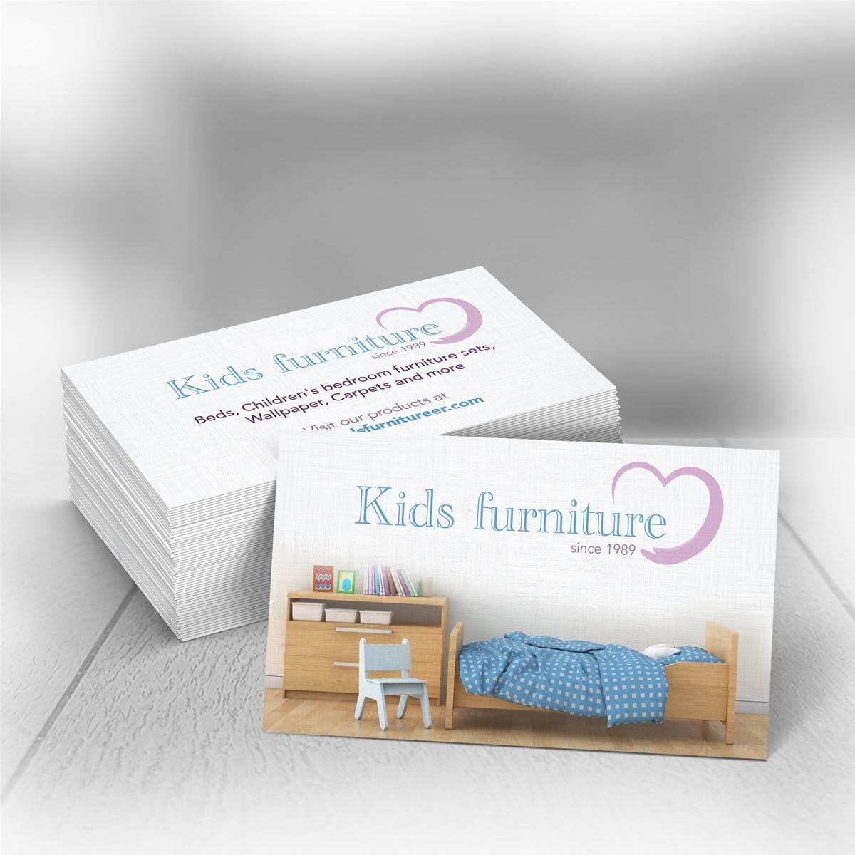 Linen Uncoated Business Cards thumbnail 3