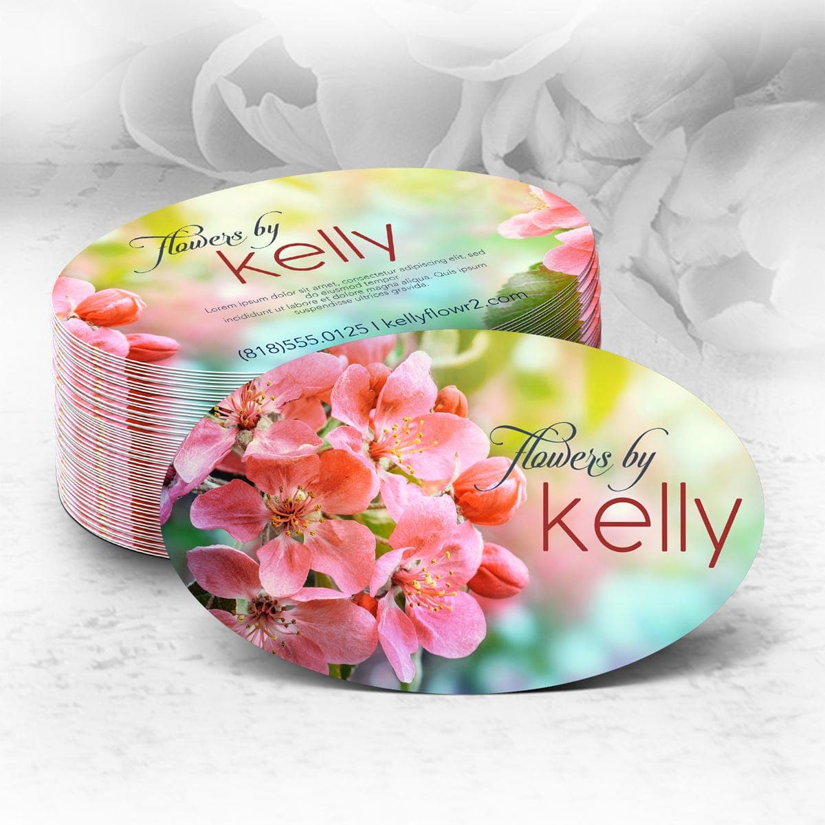 Oval Business Cards thumbnail 3