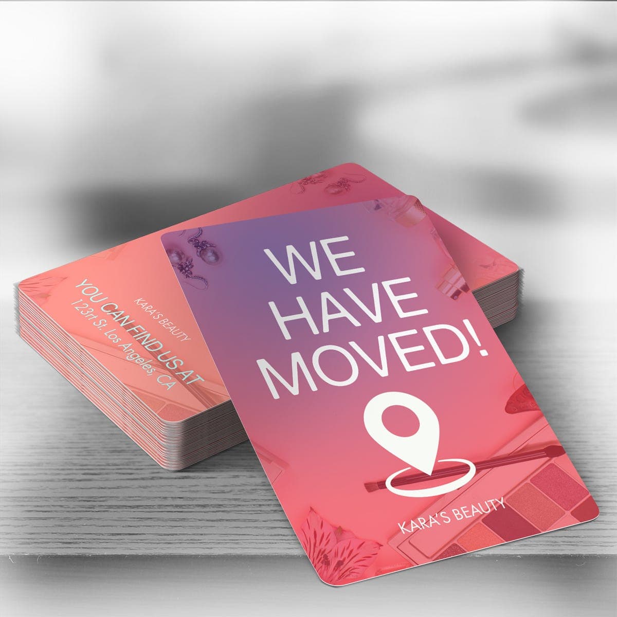 Round Corner Announcement Cards thumbnail 3
