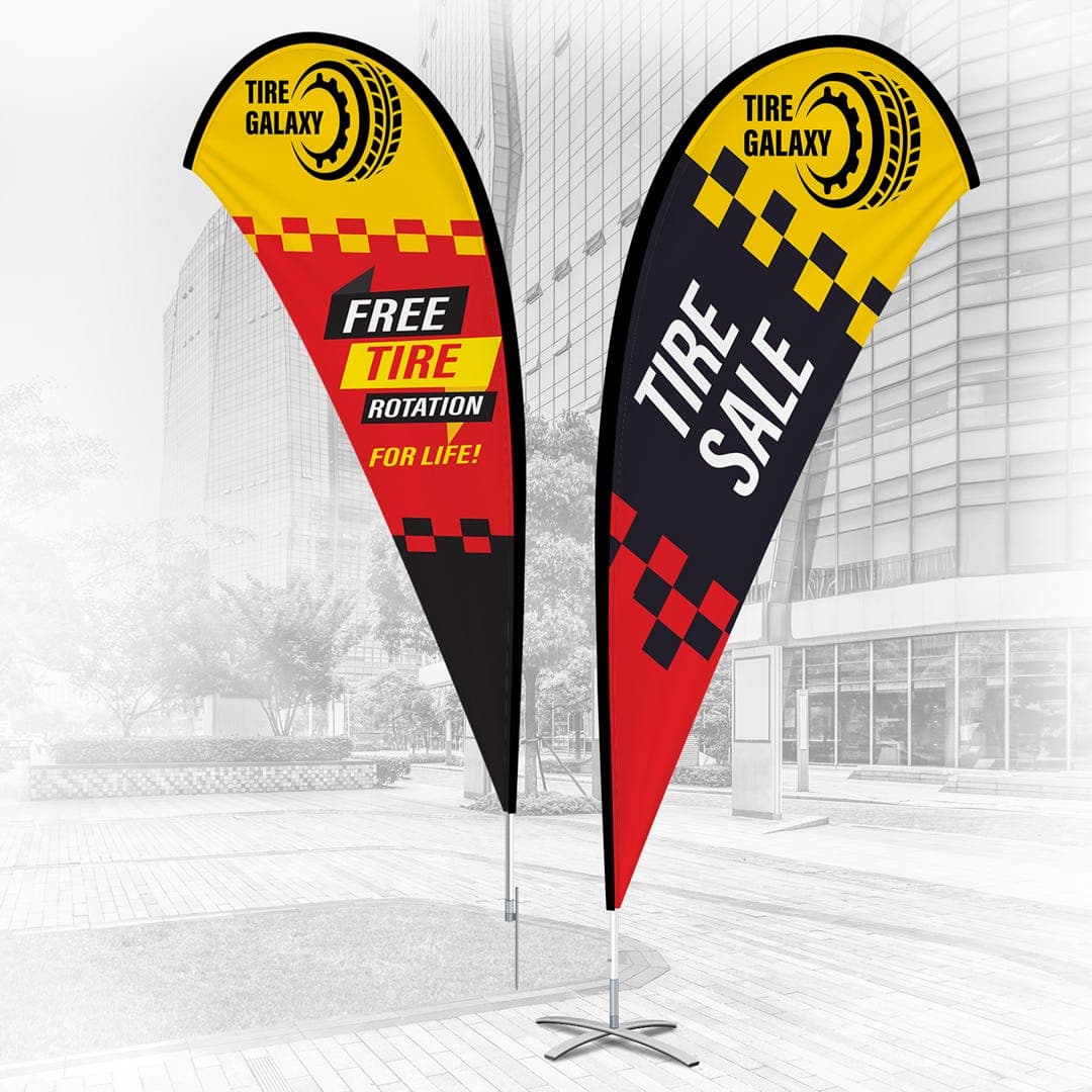 Single and Double Sided Teardrop Flags thumbnail 3