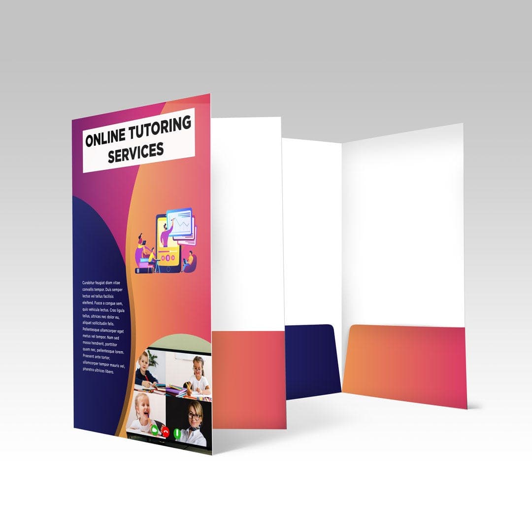 5.25x10.5 Presentation Folder view 1