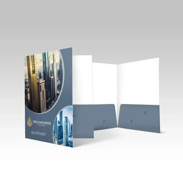 6x9 Presentation Folder view 1