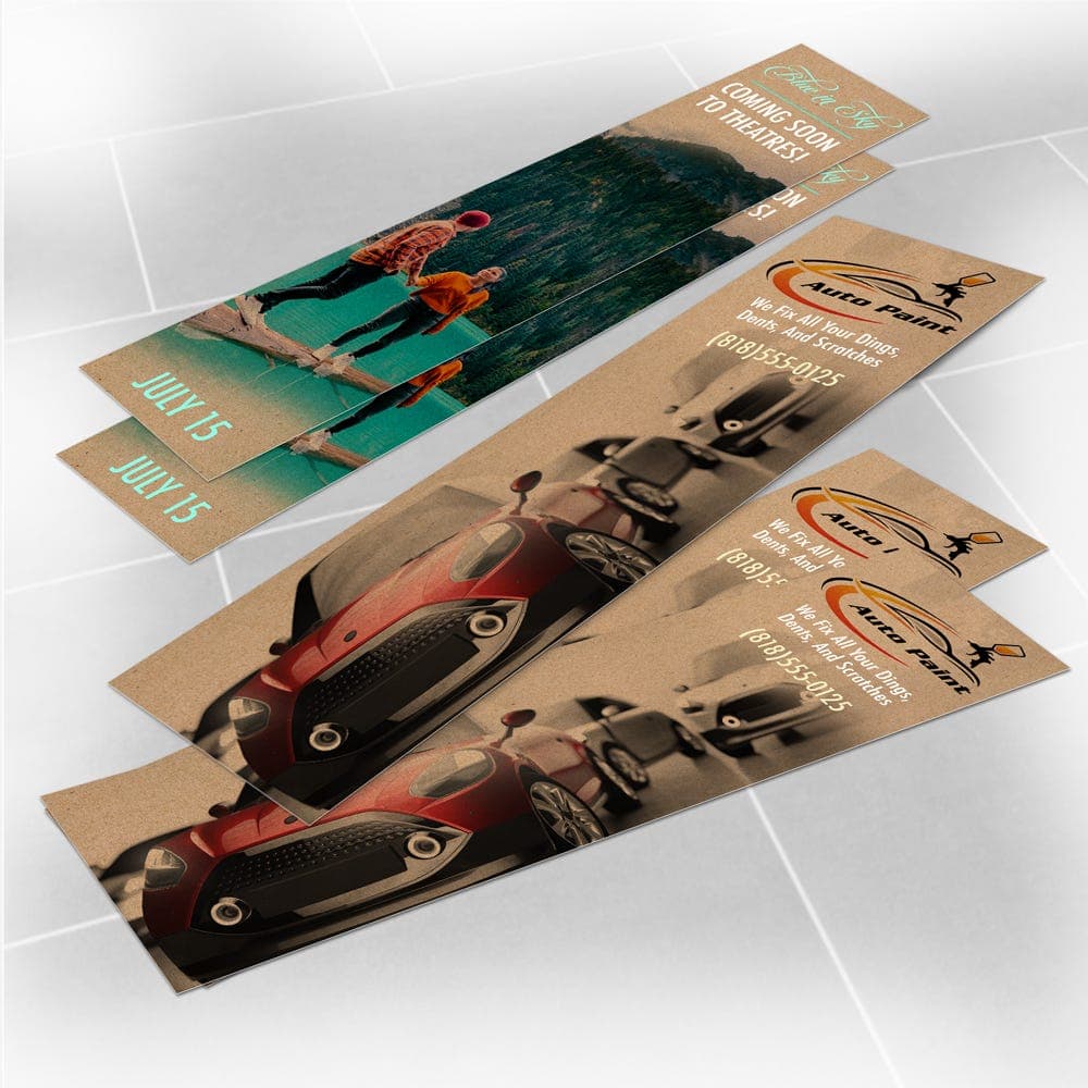 Brown Kraft Bookmarks view 1
