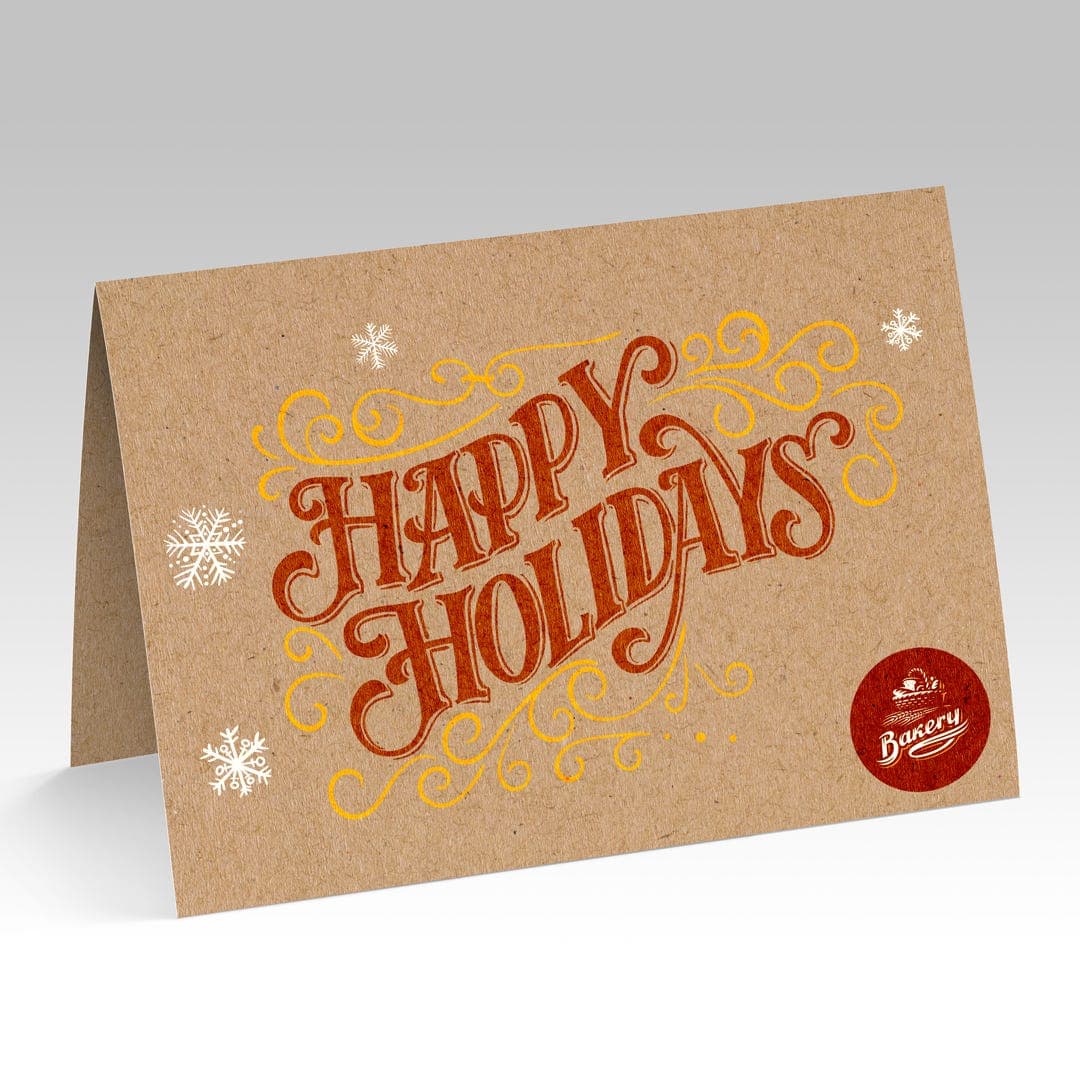 Brown Kraft Greeting Cards view 1