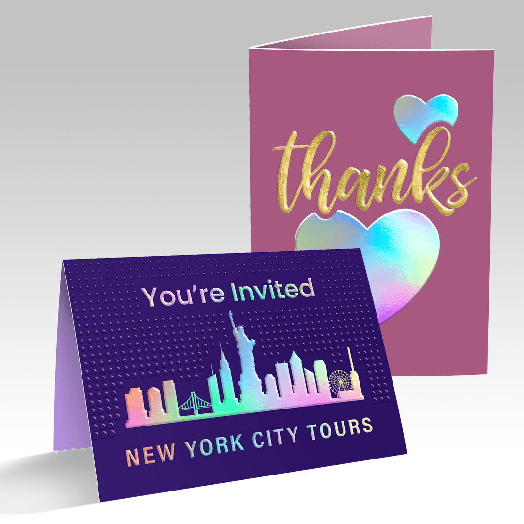 Dual Raised Greeting Cards view 1