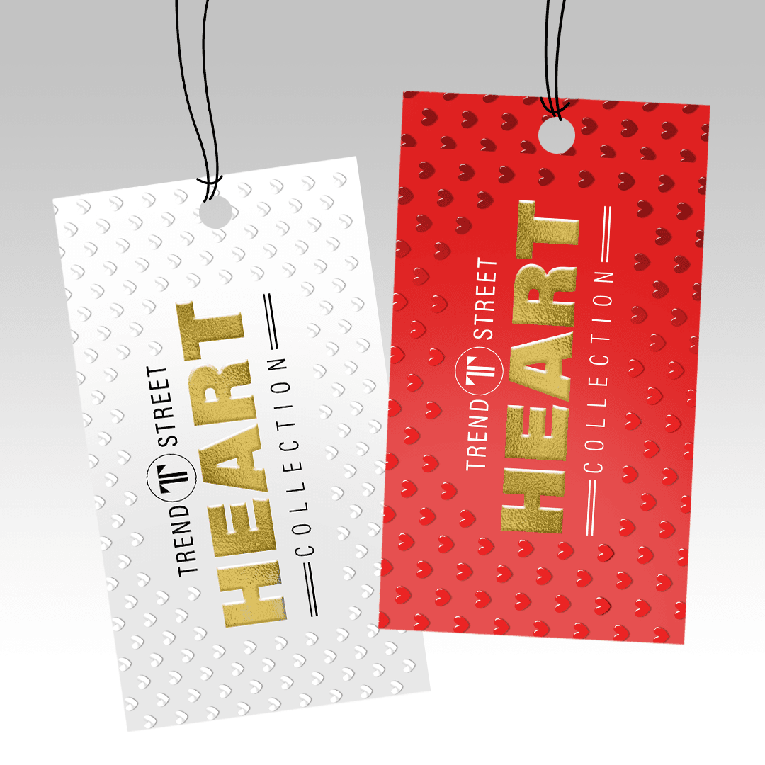 Dual Raised Hang Tags view 1