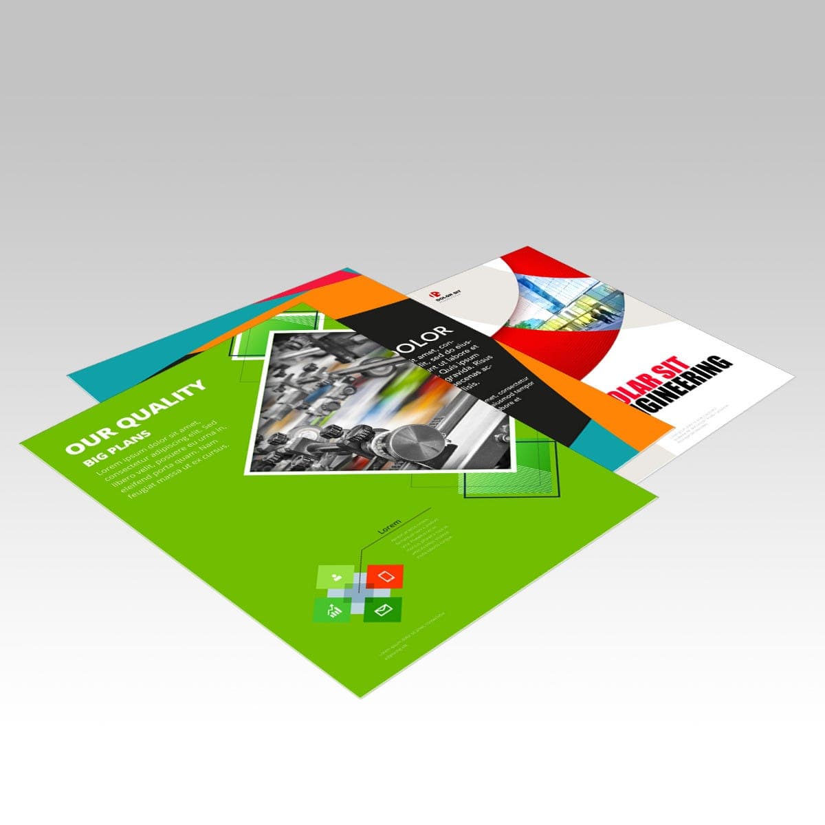 Flat Flyers Brochures view 1