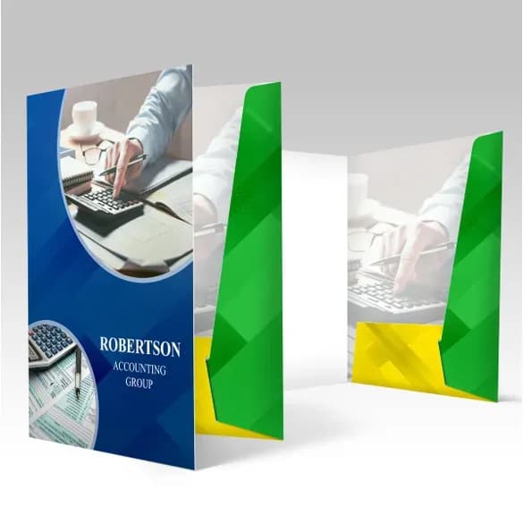 Glue Less 9x12 Presentation Folder view 1