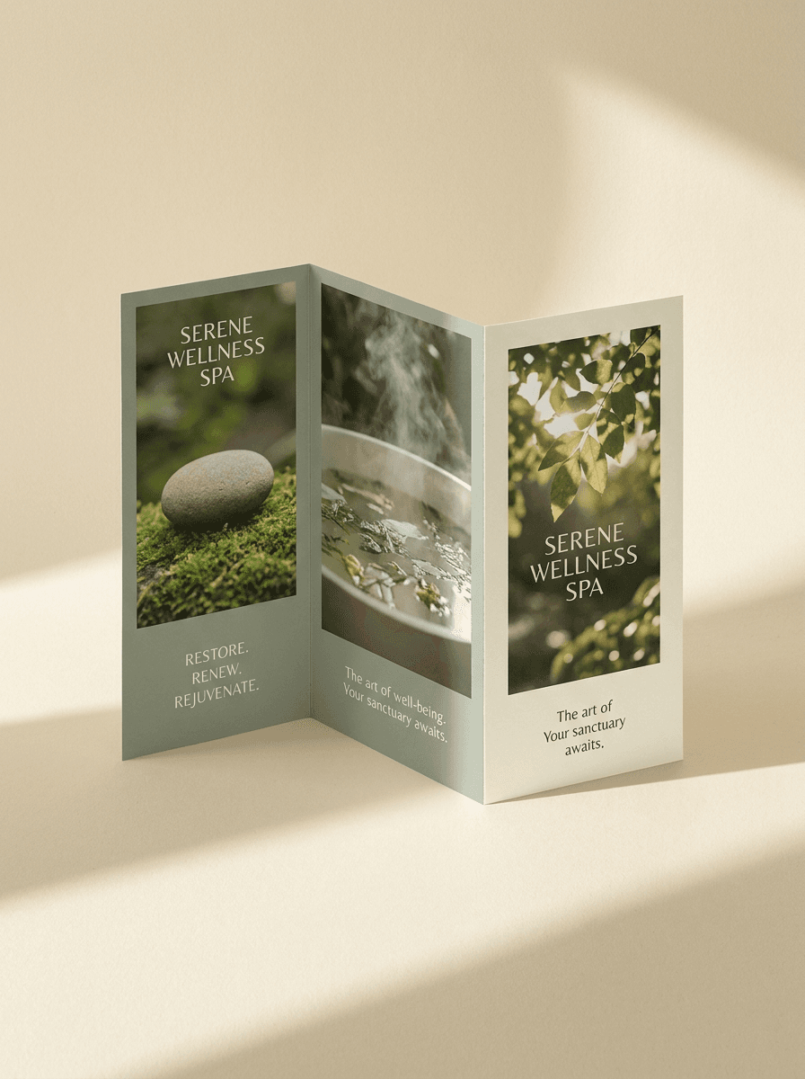 Brochures — 8.5" x 11" Folding view 1