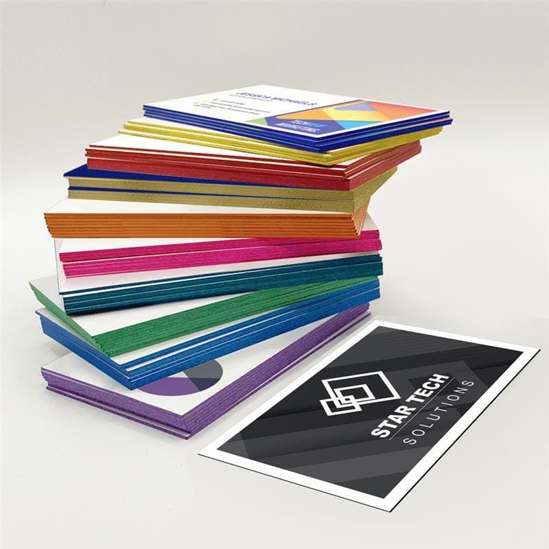 Painted Edge Business Cards view 1