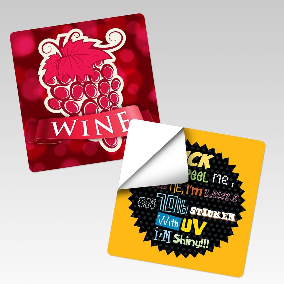 Round Corner Stickers view 1