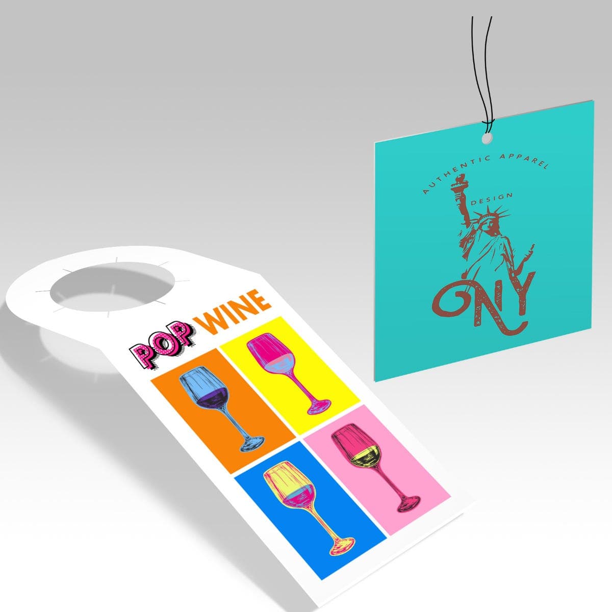 Silk Hang Tags view 1