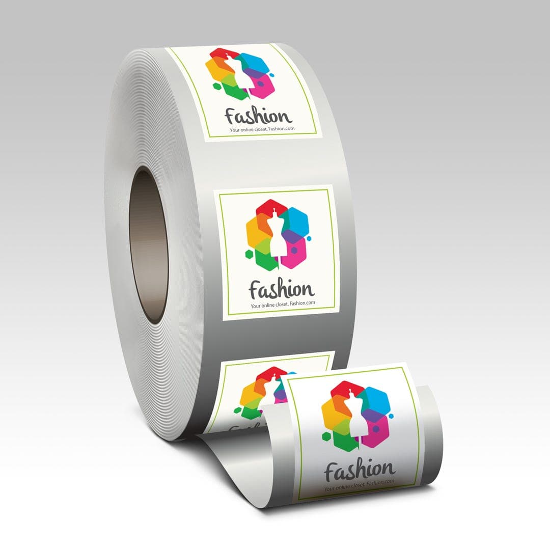 Square Roll Labels view 1