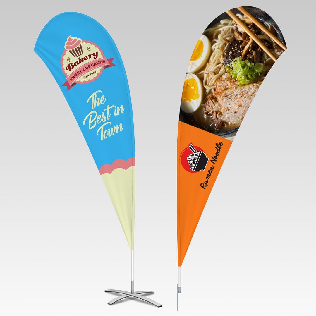 Single and Double Sided Teardrop Flags view 1