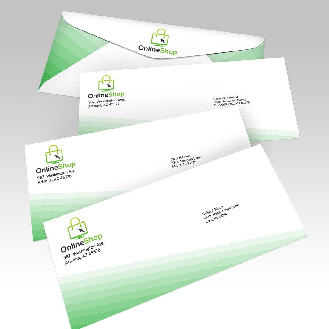 Variable Addressing Envelopes view 1